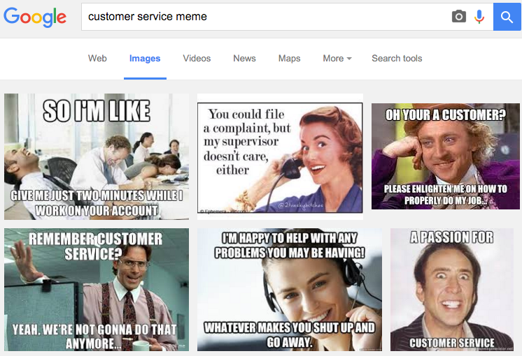 customer service jobs memes