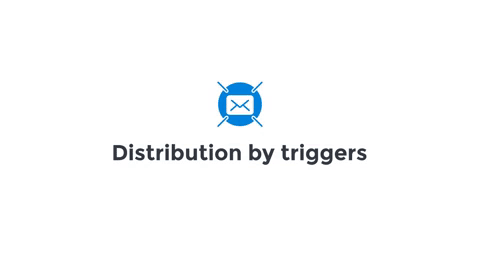 Survey distribution based on a trigger