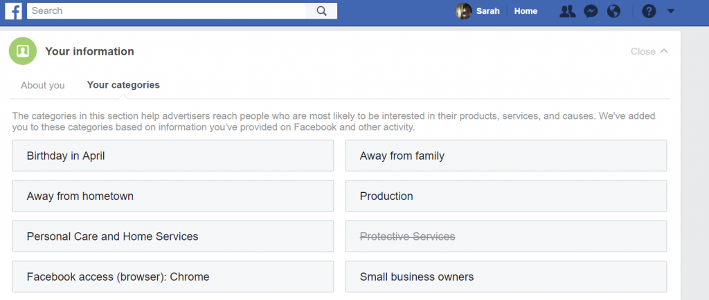 Facebook Ad Setting- customer service trends