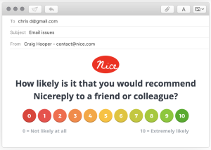 nicereply surveys
