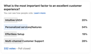 poll customer experience