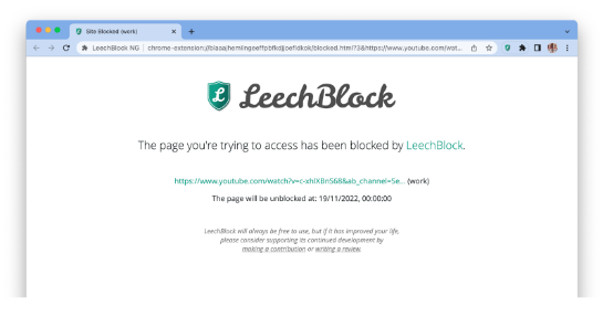 leech block app