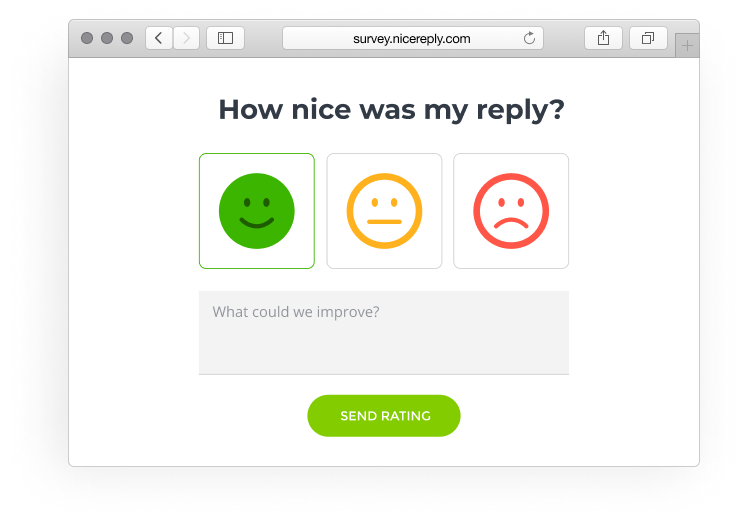 csat survey nicereply