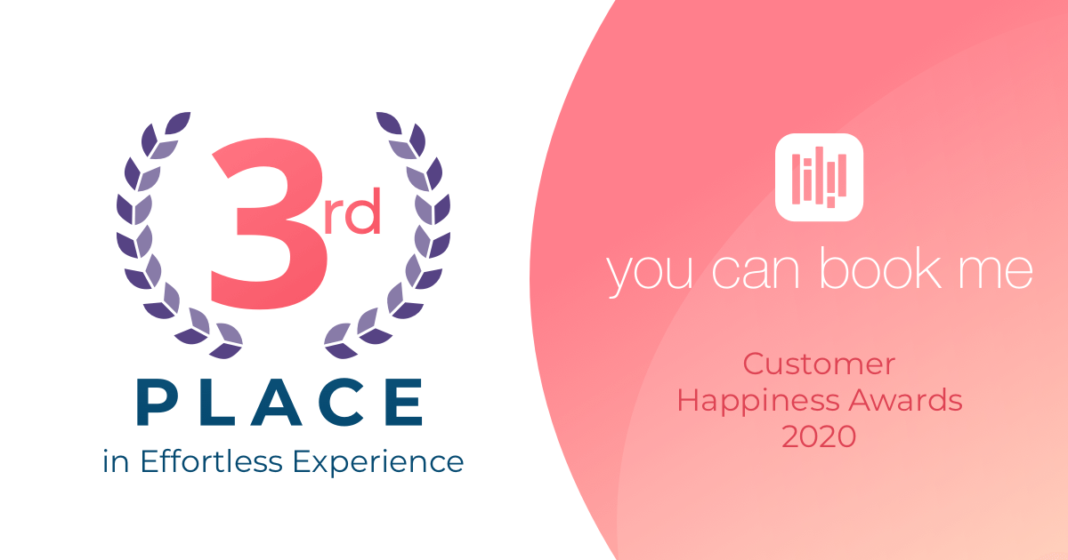 Customer happiness awards 2020 you can book me
